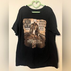 Jason Aldean "Highway Desperado" 2024 tour t-shirt Sz XL